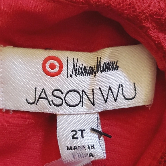 NWT New Jason Wu Neiman Marcus for Target Red Dress Girls Size 2T - Picture 10 of 10